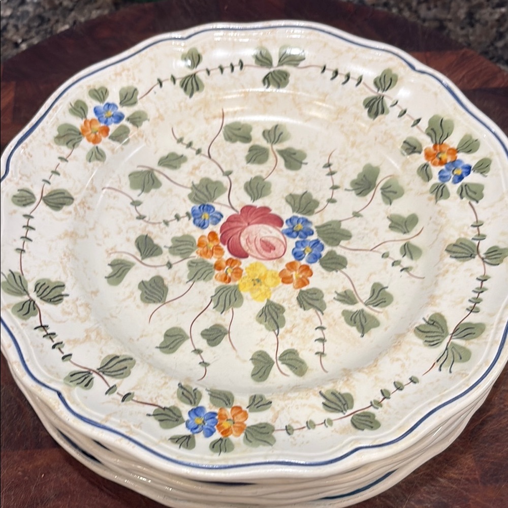 Vintage Longchamp Dinner Plates